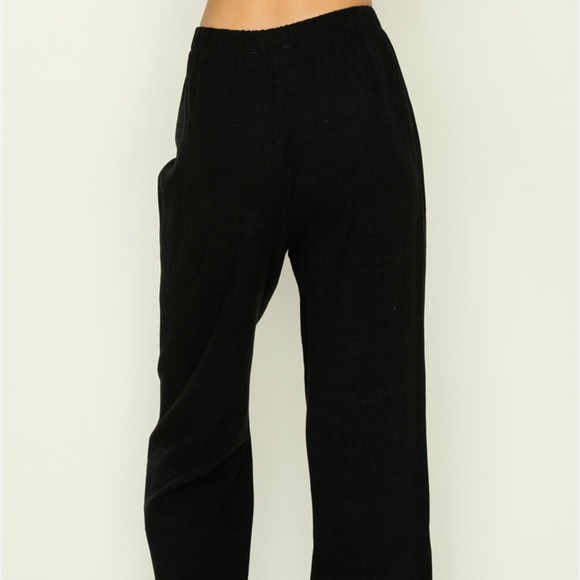 High Waist Straight Leg Trouser Pants - Picture 9 of 16